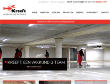 Tablet Screenshot of kreeft.nl